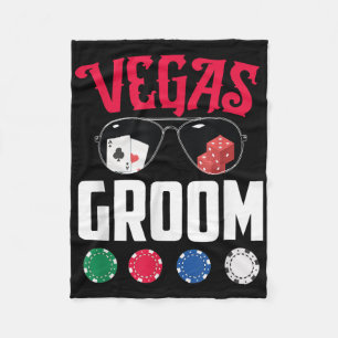 Vegas Brudgumme Brud Förlovning Vegas Sjungmö Fest Fleecefilt