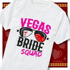 Vegas Brudtrollpack Casino Söt Sängkammarfest T Shirt
