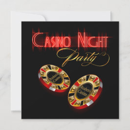 Vegas Casino Night FRÅGA MIG ATT SÄTTA DITT NAMN P Inbjudningar