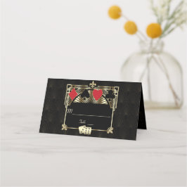 Vegas Casino Royale Underbar Gatsby Bachelor Party Placeringskort