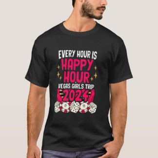Vegas Flickor Resa Systerbröllop Las Vegas Tjej T Shirt