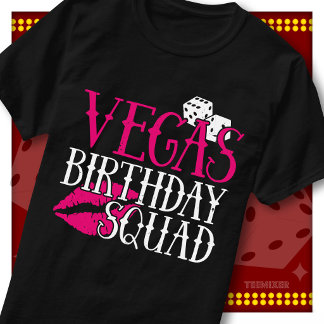 Vegas Födelsedagsgäng Tjejresan Glamourfest Crew T Shirt