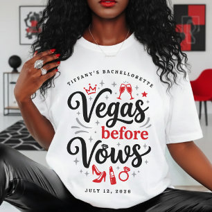 Vegas före bröllopet Möhipparty T Shirt