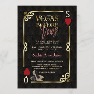 Vegas före vows casino Great Gatsby möhippa Inbjudningar