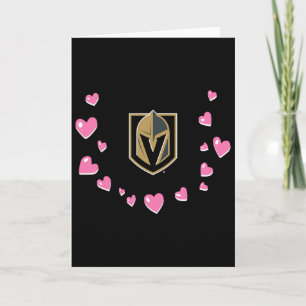 Vegas Golden Knights Valentine Love Officiellt Lic Kort