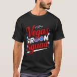Vegas Groom Squad Vegas Bachelor Party har gift si T Shirt<br><div class="desc">Vegas Groom Squad Vegas Bachelor Party gifta sig i Vegas</div>