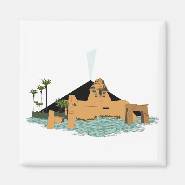 Vegas Hotel Destinations Magnet (Framsidan)