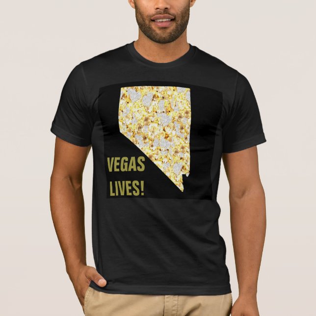 VEGAS LIVAR! T SHIRT (Framsida)