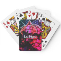 Vegas night ljus-spelkort