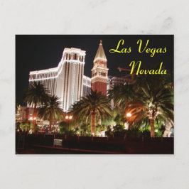 Vegas Nights Postcard Vykort