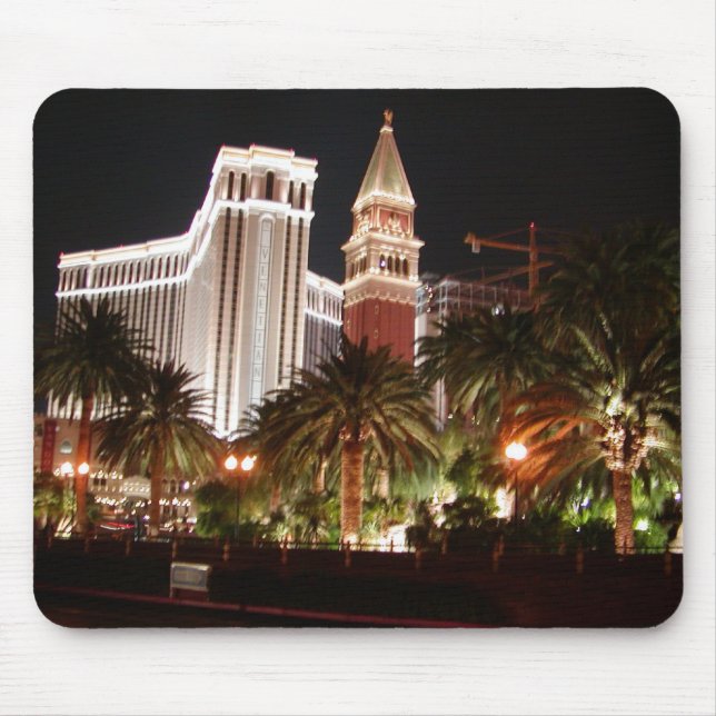Vegas på nätterna Mousepad Musmatta (Framsidan)