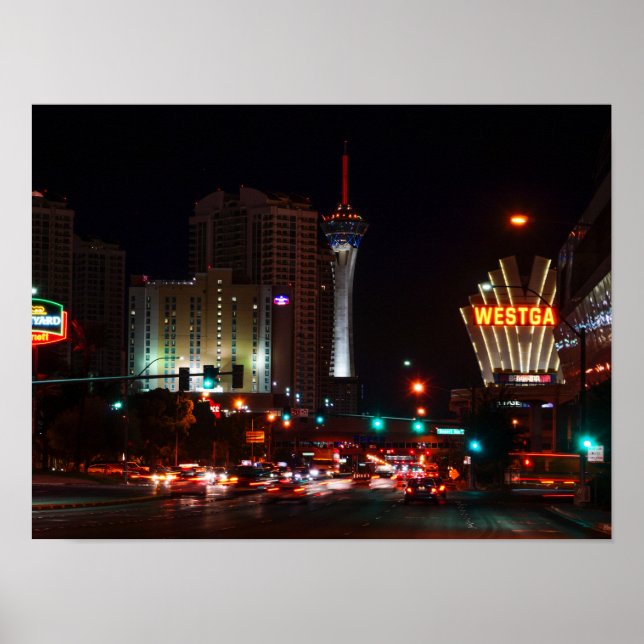 Vegas Paradise Road Poster (Framsidan)