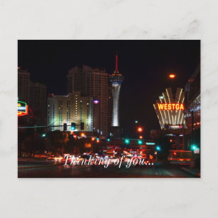 Vegas Paradise Road Vykort