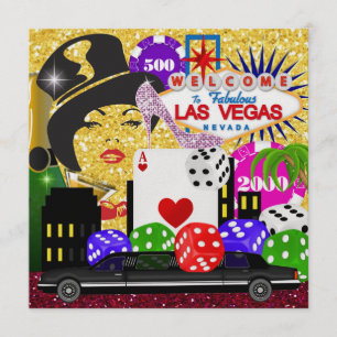 Vegas Party - Casino / Poker - SRF Inbjudningar