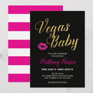 Vegas Party-inbjudan Inbjudningar