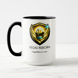 Vegas Reborn Gold Crest 15 oz Combo Mugg