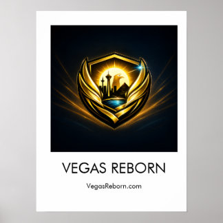 Vegas Reborn Gold Crest Las Vegas Affisch