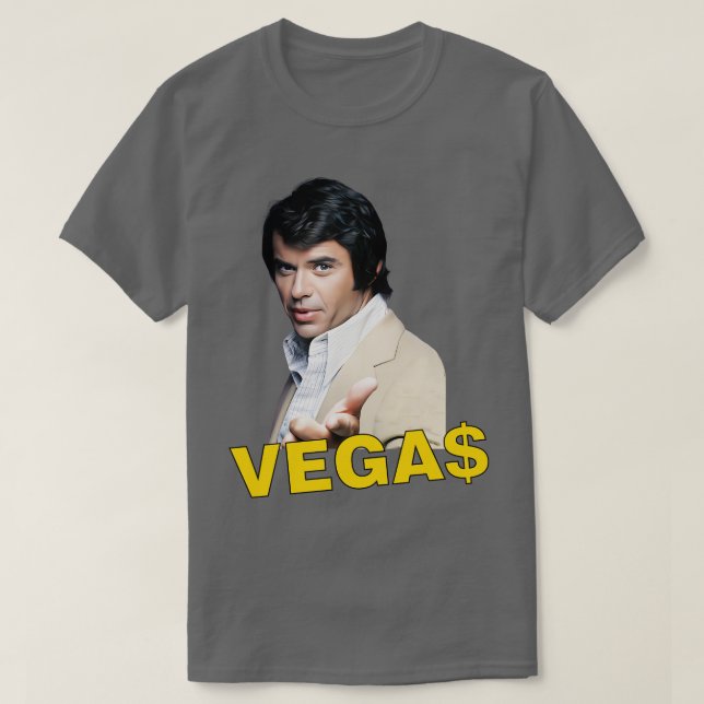 Vegas Robert Urich 70s Cop Show TShirt T Shirt (Design framsida)