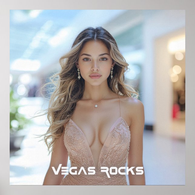 VEGAS ROCKS POSTER (Framsidan)