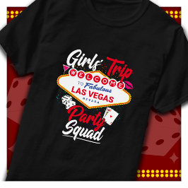 Vegas Sällskapets resa till Vegas Las Vegas Tjej-s T Shirt