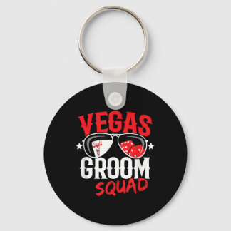 Vegas Sängkammarparty - Gifta i Vegas - Brudgum Sq Nyckelring