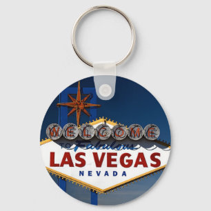 Vegas Sign Dusk Nyckelring
