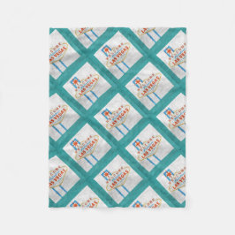 vegas Sign grunge Fleecefilt