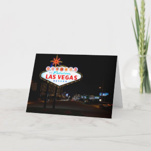 Vegas Sign Night Kort