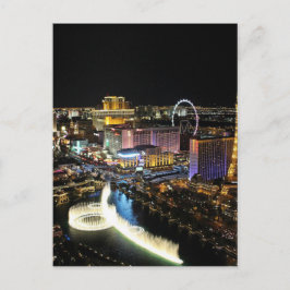 Vegas Siluett Vykort
