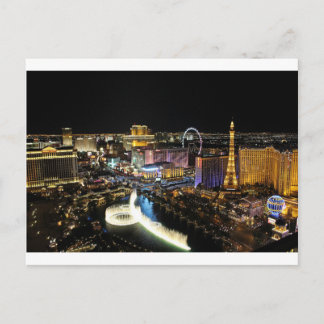 Vegas Siluett Vykort