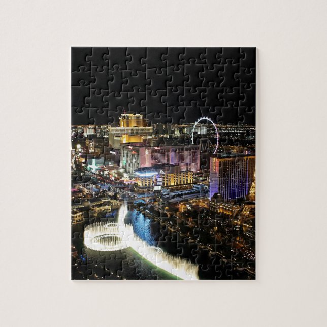 Vegas Skyline Pussel (Vertikal)