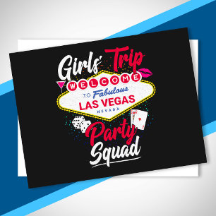 Vegas Squad - Kalas i Vegas Las Vegas Tjejresa Vykort