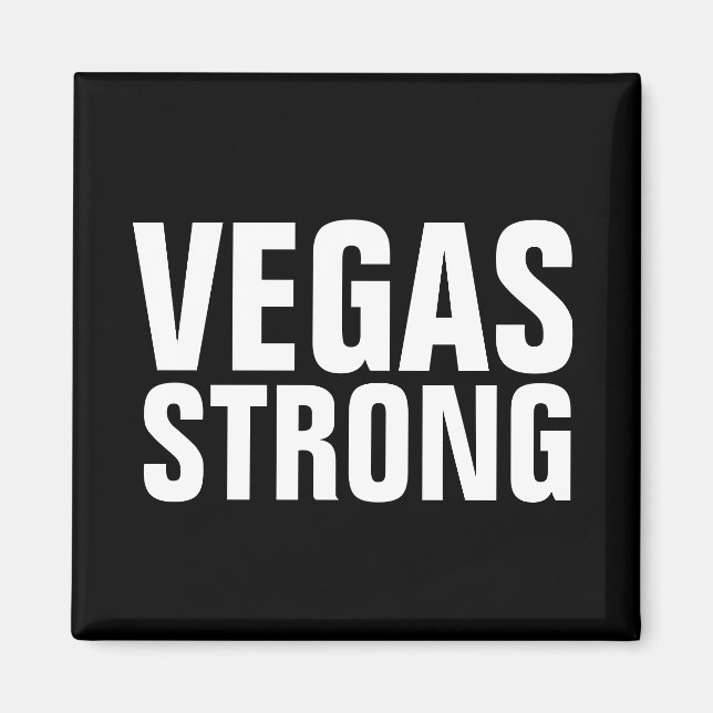 VEGAS STRONG FRIDGE MAGNETS MAGNET (Framsidan)