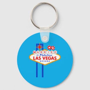 Vegas Svärmodig Bröllop I Vegas Brudgum Brud Nyckelring