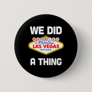 Vegas Sventungliga Bröllop i Vegas Brudgum Brud Knapp