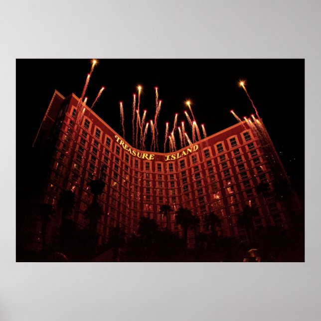 Vegas - Treasure Island Poster (Framsidan)