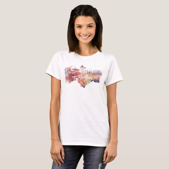 Vegas Uncorked vattenfärgen 2018 Tee (Hel framsida)