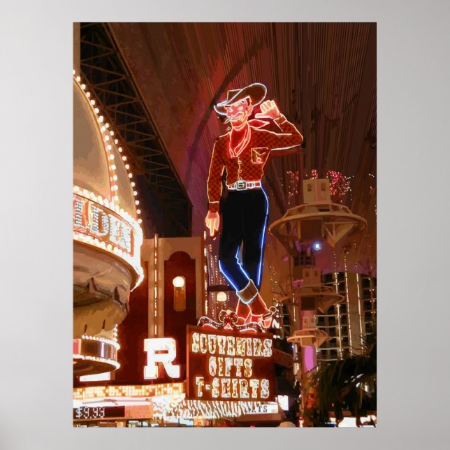 Vegas Vic Vector Graphic Poster (Framsidan)