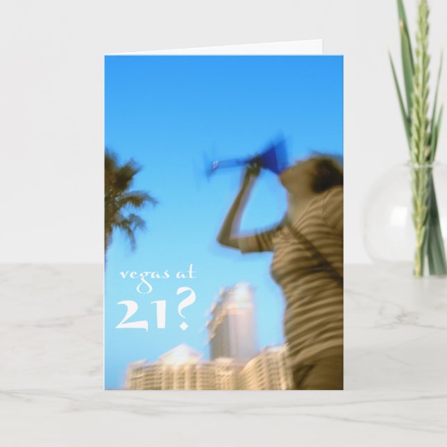 Vegas vid 21 år? kort (Framsida)
