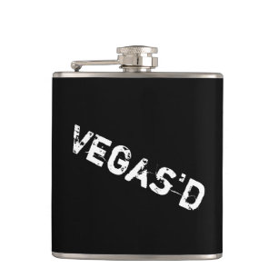 Vegas'D vinyl slågen in flaska Fickplunta
