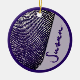 VegasRae - Utskrivet minnesmärke Julgransprydnad Keramik