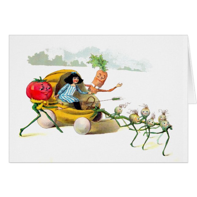 Vege-Manar hämnd Hälsningskort (Framsidan Horizontal)