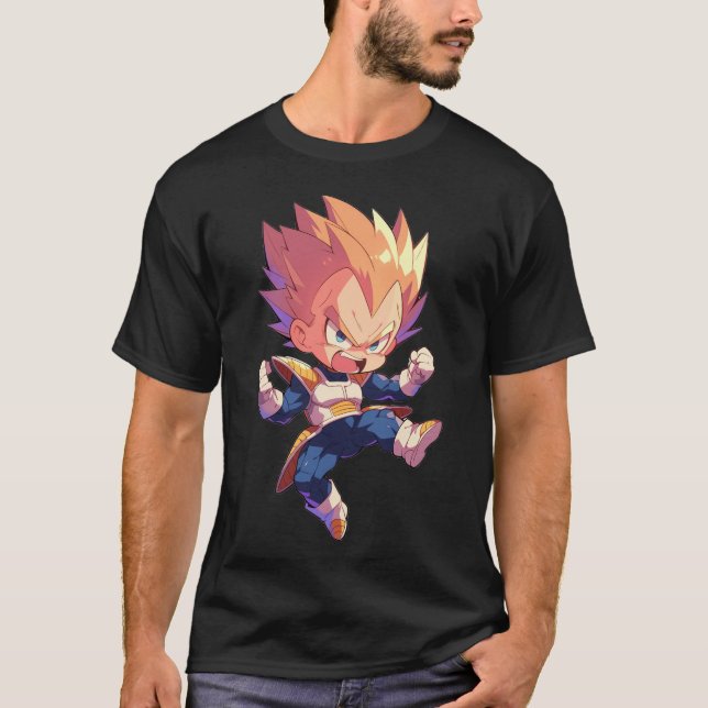 vegeta modern flicka t shirt (Framsida)
