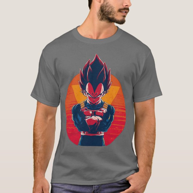 vegeta retro t shirt (Framsida)