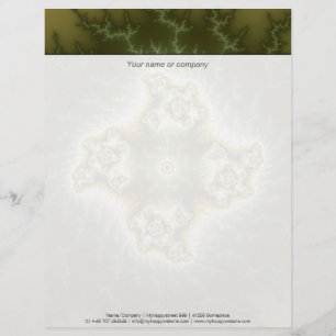 Vegetabilisk cell - Fractal Art Brevhuvud