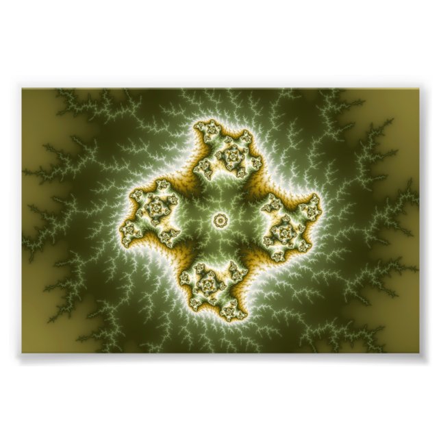Vegetabilisk cell - Fractal Art Fototryck (Framsidan)