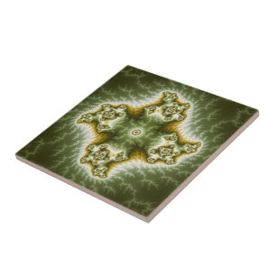 Vegetabilisk cell - Fractal Art Kakelplatta