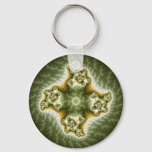 Vegetabilisk cell - Fractal Art Nyckelring