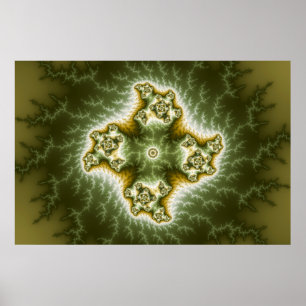 Vegetabilisk cell - Fractal Art Poster