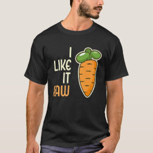 Vegetabilisk morot jag gillar det rå Vegan-livssti T Shirt